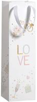 Geschenkzak Love, voor fles, 9 x 36 x 13 cm