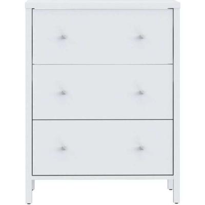 Onderkast - Wit - 3 laden - L64 x D40 x H83 cm - IPSARON