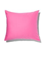 HEMA Kussensloop 60x70cm Zacht Katoen Felroze (roze)