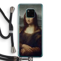 Mona Lisa: Huawei Mate 20 Pro Transparant Hoesje met koord Mona Lisa: Huawei Mate 20 Pro Transparant Hoesje met koord