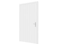 Trendhout Plaatdeur enkel XL - linksdraaiend - 120x211,5 cm + kozijn 133,4x218,9 cm - wit (incl. hang en sluitwerk)- - Hout- Trendhout Trendhout Plaatdeur enkel XL - linksdraaiend - 120x211,5 cm + kozijn 133,4x218,9 cm - wit (incl. hang en sluitwerk)- - Hout- Trendhout