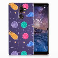 Nokia 7 Plus | Sillicone Back Cover | Space