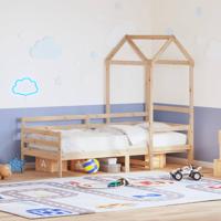 Slaapbank met huisje 80x200 cm massief grenenhout