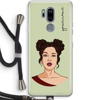 Pop-Art Creator: LG G7 Thinq Transparant Hoesje met koord