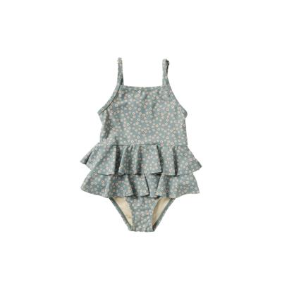 Salted Stories zomer badpak meisjes - groen - Daisies