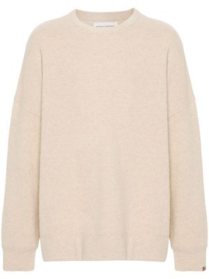 extreme cashmere pull à épaules descendues - Tons neutres