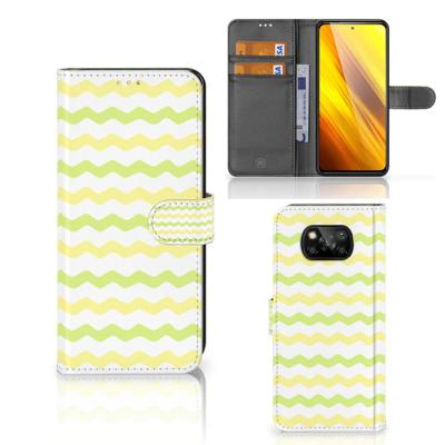 Xiaomi Poco X3 | Poco X3 Pro | Telefoon Hoesje | Waves Yellow