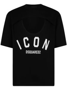 DSQUARED2 t-shirt à logo Icon imprimé - Noir