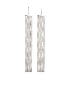 ISABEL MARANT boucles d'oreilles pendantes serties de cristaux - Argent