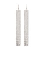 ISABEL MARANT boucles d'oreilles pendantes serties de cristaux - Argent