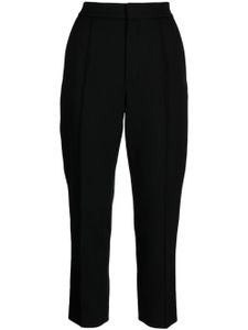 Dice Kayek pantalon droit à plis marqués - Noir