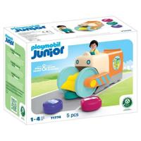 Playmobil 71774 Vuilniswagen, Playmobil Junior, 5 stuks, Vanaf 12 maanden