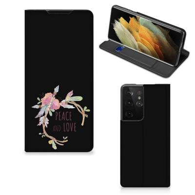 Samsung Galaxy S21 Ultra Magnet Case Boho Text Samsung Galaxy S21 Ultra Magnet Case Boho Text