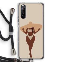 Let's get salty: Sony Sony Xperia 10 III Transparant Hoesje met koord