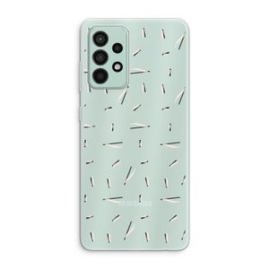 Hipster stripes: Samsung Galaxy A52s 5G Transparant Hoesje