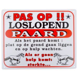 Bord: loslopend paard