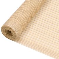 vidaXL Privacynet 75 g/m² 1,8x50 m HDPE beige