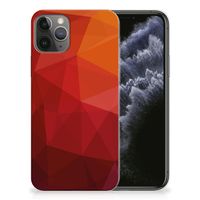 TPU Hoesje voor Apple iPhone 11 Pro Polygon Red - thumbnail