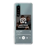 Music Player: Sony Xperia 5 III Transparant Hoesje
