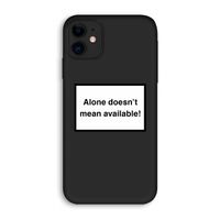 Alone: iPhone 11 Biologisch afbreekbaar hoesje