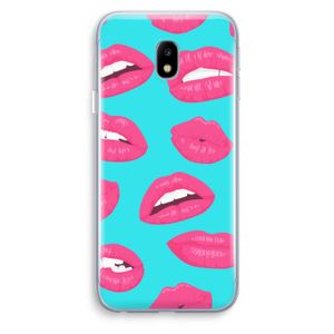 Bite my lip: Samsung Galaxy J3 (2017) Transparant Hoesje