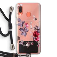 Mooie bloemen: Samsung Galaxy A20e Transparant Hoesje met koord Mooie bloemen: Samsung Galaxy A20e Transparant Hoesje met koord