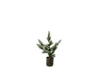 everlands kunstkerstboom met sneeuw in pot 37cm