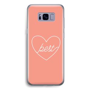 Best heart: Samsung Galaxy S8 Transparant Hoesje