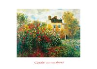 Kunstdruk Claude Monet - The Artist&apos;s Garden 70x50cm