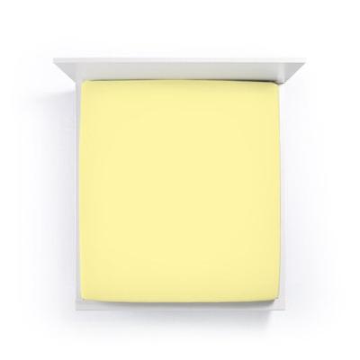 Bella Donna Bella Donna Jersey La Piccola Duo 2 Splittopperhoeslaken 200x190-200 cm lichtgeel-0091