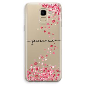 Hartjes en kusjes: Samsung Galaxy J6 (2018) Transparant Hoesje