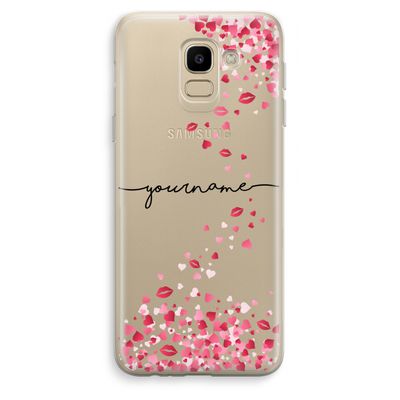 Hartjes en kusjes: Samsung Galaxy J6 (2018) Transparant Hoesje