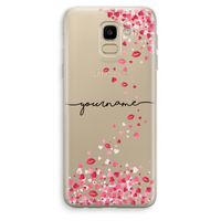 Hartjes en kusjes: Samsung Galaxy J6 (2018) Transparant Hoesje