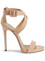 Giuseppe Zanotti sandales Bellis 120 mm en cuir - Tons neutres