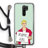 Gimme a call: Xiaomi Redmi 9 Transparant Hoesje met koord