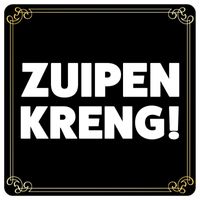 Verjaardag 18 jaar fun bierviltjes Zuipen kreng 10 st