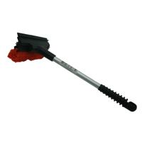 Benson Care raamwisser - zwart/rood - rubber met spons - 36 cm - ramen lappen - ramenwisser