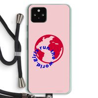 Run The World: Pixel 5a 5G Transparant Hoesje met koord