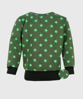 Long Sleeve Shirt Stars Green