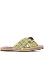 KG Kurt Geiger espadrilles Kensington en tweed - Vert