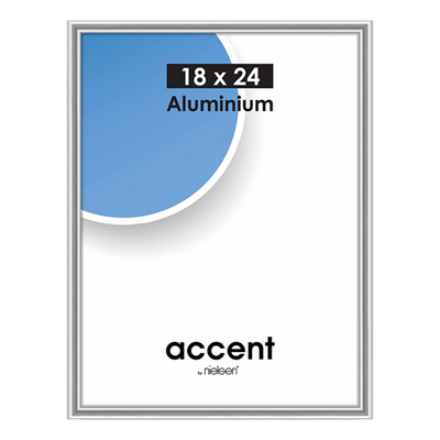 Nielsen Design nielsen fotolijst 53423 accent glanzend zilver 18x24 cm