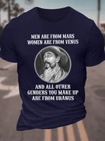 Men Are From Mars Cotton Casual T-Shirt - thumbnail