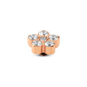Melano Twisted Frozen Star CZ Steentje Crystal Rosé