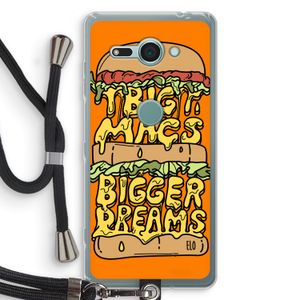 Big Macs Bigger Dreams: Sony Xperia XZ2 Compact Transparant Hoesje met koord