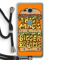 Big Macs Bigger Dreams: Sony Xperia XZ2 Compact Transparant Hoesje met koord