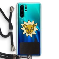 Kleine leeuw: Huawei P30 Pro Transparant Hoesje met koord