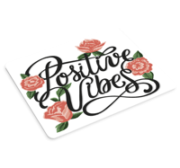 Citaat muismat Positieve vibes