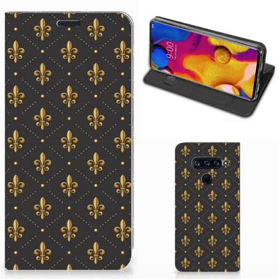 LG V40 Thinq | Hoesje met Magneet | Franse Lelie