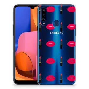 Samsung Galaxy A20s TPU bumper Lipstick Kiss