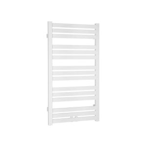 Handdoekradiator Sapho Nevel Recht Middenaansluiting 55.5x104.3 cm 397W Wit Sapho